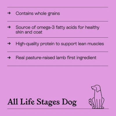 Lamb & Brown Rice Recipe Dry Dog Food - 23lbs - Kindfull (LOCAL PICKUP ONLY)