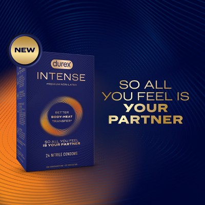 Durex Intense Premium Non-Latex Condoms - 24ct