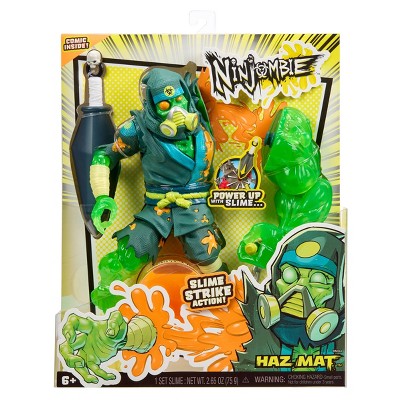 Ninjombie Action Figure - Haz Mat, Ninja Zombie with Slime, Ages 3+