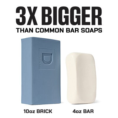 Duke Cannon Supply Co. Big Ass Brick of Soap for Men - Midnight Swim Bar Soap - 10oz
