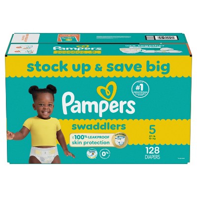 Pampers Swaddlers Sensitive Disposable Diapers - Size 5 - 128ct