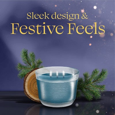 Glade 3 Wick Fall Candle in Glass Jar - Embers & Sandalwood - 6.8oz