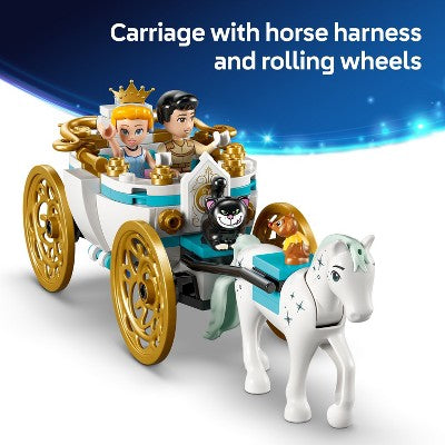 LEGO Disney Princess Cinderella's Castle & Horse Carriage Playset 43275