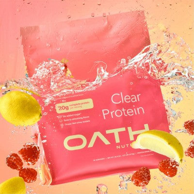 Oath Nutrition Single Serve Clear Protein Powder - Raspberry Lemonade