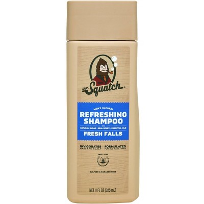 DR. SQUATCH Men's Natural Shampoo - Fresh Falls - 11 fl oz