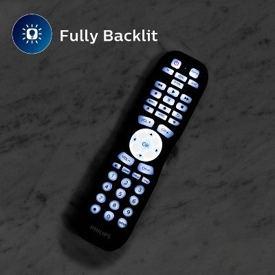 Philips 4-Device Bluetooth Universal Remote Control - Black