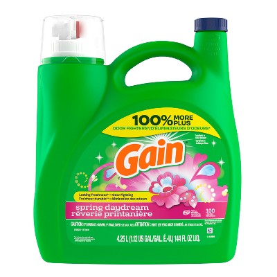 Gain Liquid Laundry Detergent - Spring Daydream - 144oz