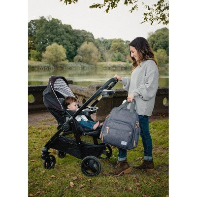 Eddie Bauer Canyon Summit Convertible Diaper Bag Backpack - Gray