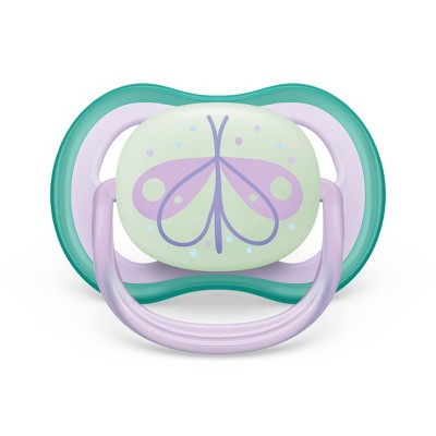 Philips Avent Ultra Air Day Time Pacifier 0-6m - Fresh Lilac/Butterfly - 3pk
