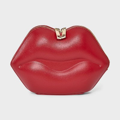 Kiss Lip Clutch - A New Day Red