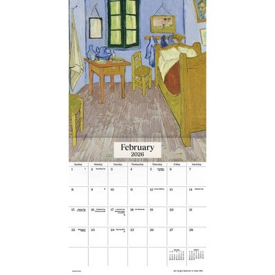DateWorks 12"x12" 2026 Van Gogh Wall Calendar