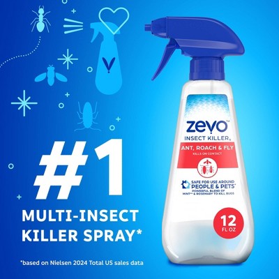 Zevo Ant, Roach, Fly Multi-Insect Trigger Spray - 12 fl oz/2ct