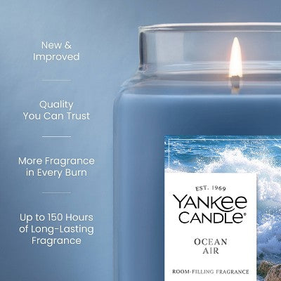 Original Large Jar Ocean Air Candle 22oz - Yankee Candle