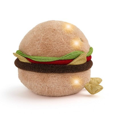 FAO Schwarz 11" Glow Brights Plush LED with Sound Burger