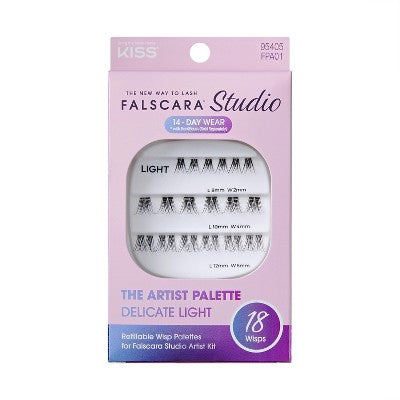 KISS Products Falscara Studio Lash Extension Kit - Delicate Light - 18ct