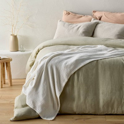 King Rayon from Bamboo Matelasse Blanket White - Casaluna