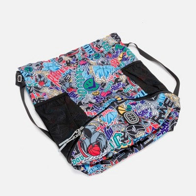 Overtime Elite Cinch Sports Drawstring Bag with Shoe Compartment - Team Mash Up
