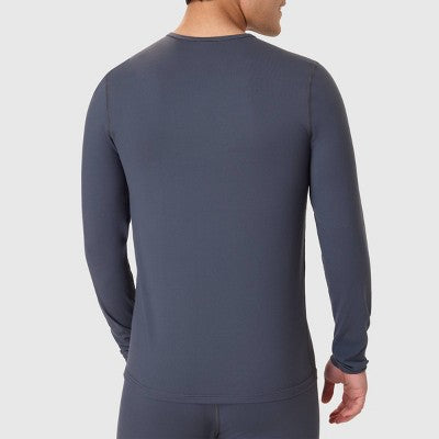 Hanes Men's Thermal Long Sleeve Performance Shirt - Dark Gray L