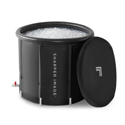 Sharper Image Ice Bath Portable Cold Plunge Revitalizing Ice Therapy Workout Recovery - Black (LOCAL PICKUP ONLY)