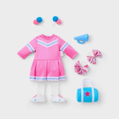 14" Baby Doll Cheerleader Outfit - Gigglescape