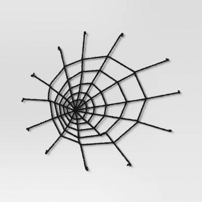 10' Giant Spiderweb Black Halloween Decorative Prop - Hyde & EEK! Boutique