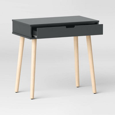 Modern Kids' Desk Dark Gray - Pillowfort: Childrens Desk with File Drawer, MDF Frame, 30.5" Height, 32" Width (LOCAL PICKUP ONLY)