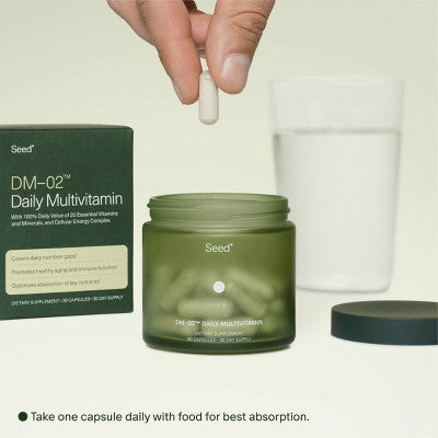 Seed DM-02 Daily Multivitamin Caplets Prebiotics - 30ct