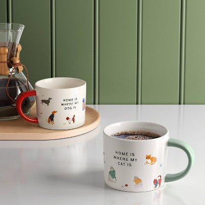 17oz Stoneware HOME IS WHERE MY DOG IS Mug - Room Essentials