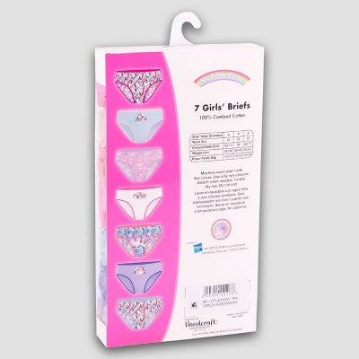 Girls' My Little Pony 7pk Cotton Briefs - 4