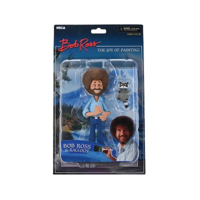 Bob Ross - 6" Scale Action Figure - Toony Figure "Bob Ross with Racoon"
