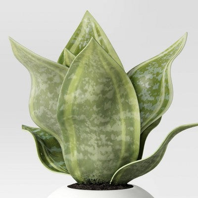 4.5" Mini Tabletop Snake Artificial Plant - Threshold: Ceramic Pot, Indoor/Outdoor Decor
