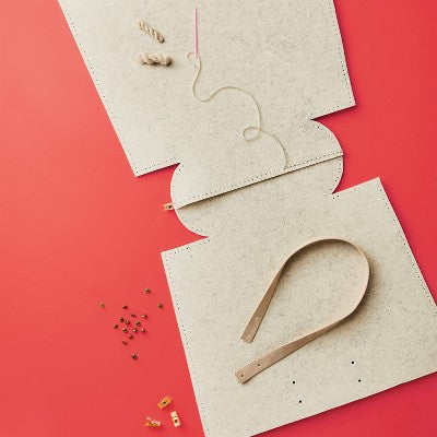 Sew - Your - Own Felt Tote Craft Kit - Mondo Llama