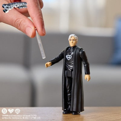 DC Comics New Reto Line Superman The Movie Black Coat Joor-EL Action Figure
