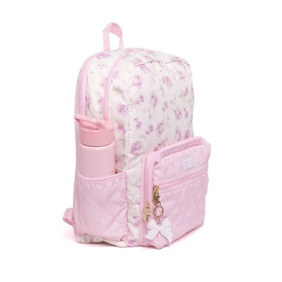 LoveShackFancy x Target - Yoobi Ribbon Rosa Backpack Sterling Dusk