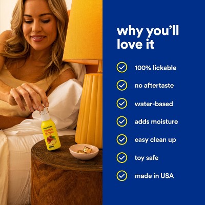 Hello Cake Peach Ginger Flavored Personal Lubricant - 1.7 fl oz