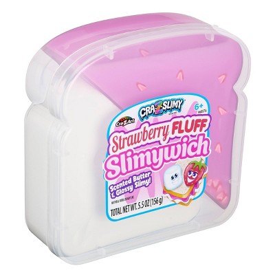 Cra-Z-Slimy Strawberry Fluff Slimywich Scented Butter and Glossy Slime