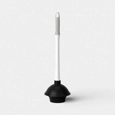 Toilet Plunger - Dealworthy: White, Cleaning Tool, Household, 18.39" Height