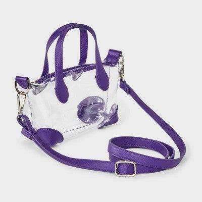 Game Day Clear Pouchette Crossbody Bag - Wild Fable Purple