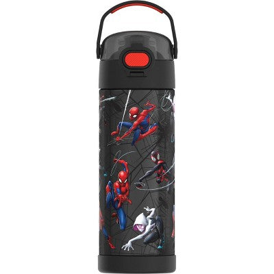 Thermos 16oz Stainless Steel FUNtainer Water Bottle with Bail Handle - Black