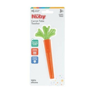 Nuby Tube Carrot Teether