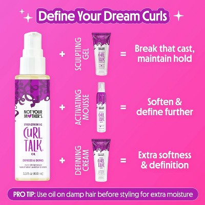 Not Your Mother's Curl Talk Strengthening Oil -3.3oz