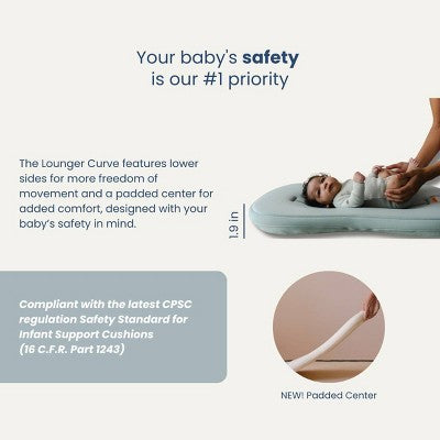 Snuggle Me Organic Curve Infant Lounger - Natural (LOCAL PICKUP ONLY)