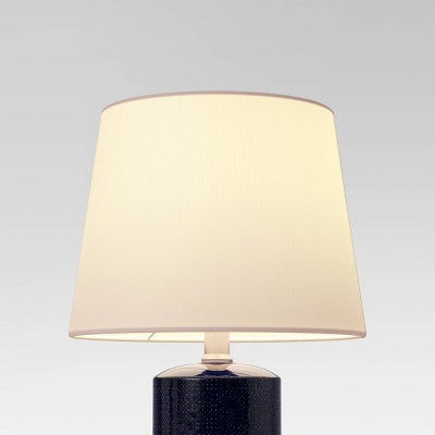Small Linen Lamp Shade Shell - Threshold: Drum Style for Home Office, No Assembly Required