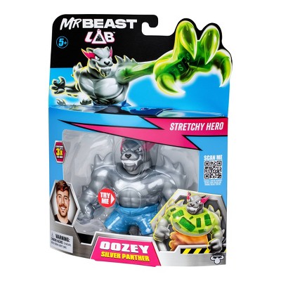 MrBeast Lab Stretchy Hero Silver Panther