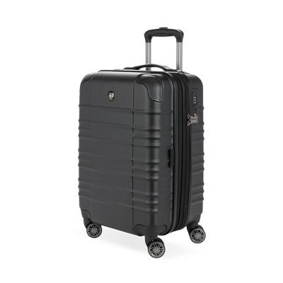 SWISSGEAR Cascade II Hardside Carry On Spinner Suitcase - Black: