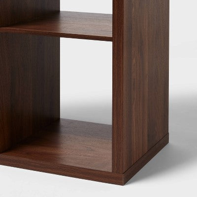 13" 6 Cube Organizer Walnut - Brightroom (LOCAL PICKUP ONLY)