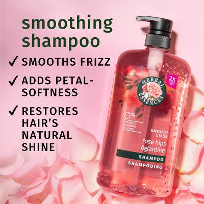 Herbal Essences Classics Smooth Shampoo - 33.8 fl oz: For All Hair Types, Daily Use, Fresh Scent, Liquid Form