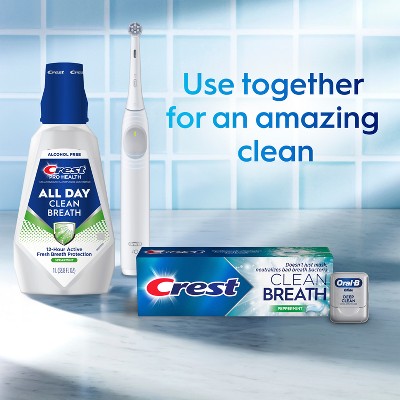 Crest Clean Breath Toothpaste - Peppermint - 2.5oz