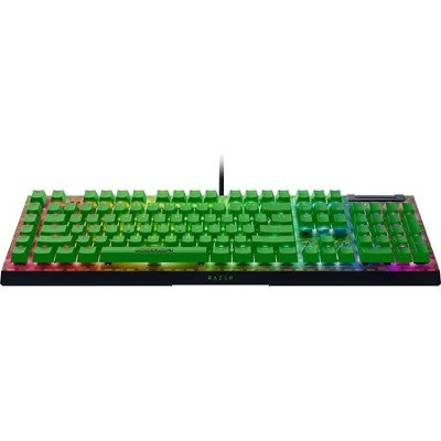Razer BlackWidowV4 X Gaming Keyboard Green Switch - Minecraft Edition: No Wireless Tech