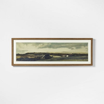 47"x16" Large Landscape Framed Wall Art - Threshold designed with Studio McGee (LOCAL PICKUP ONLY)